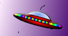 artist's impression of a spaceship similar to the type that may have abducted Mr Zumata